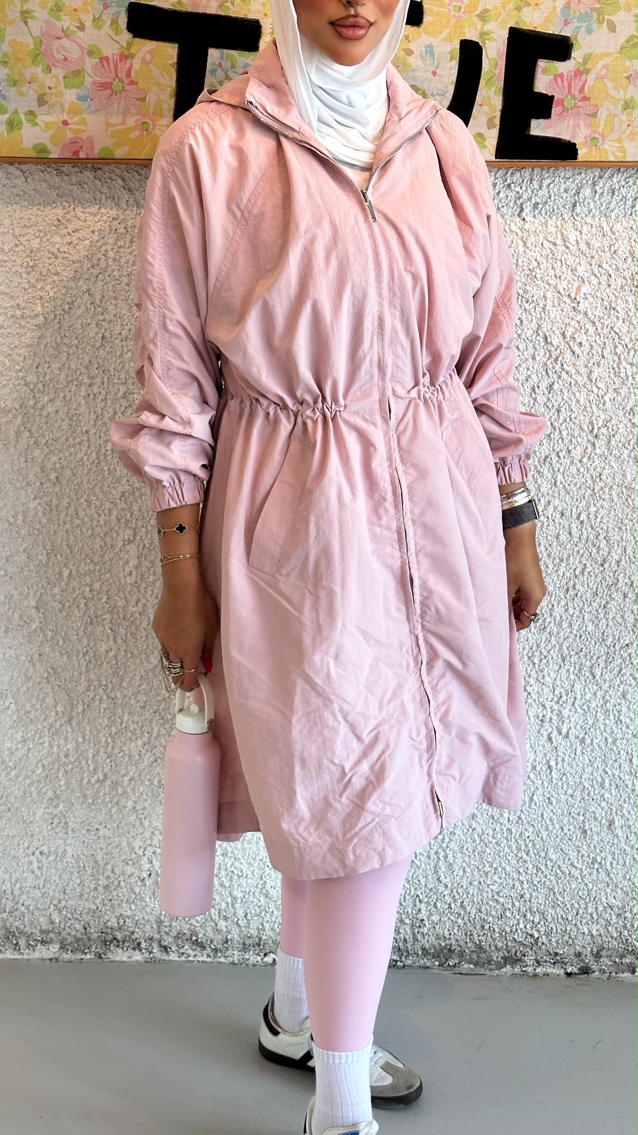 Long windbreaker Pink