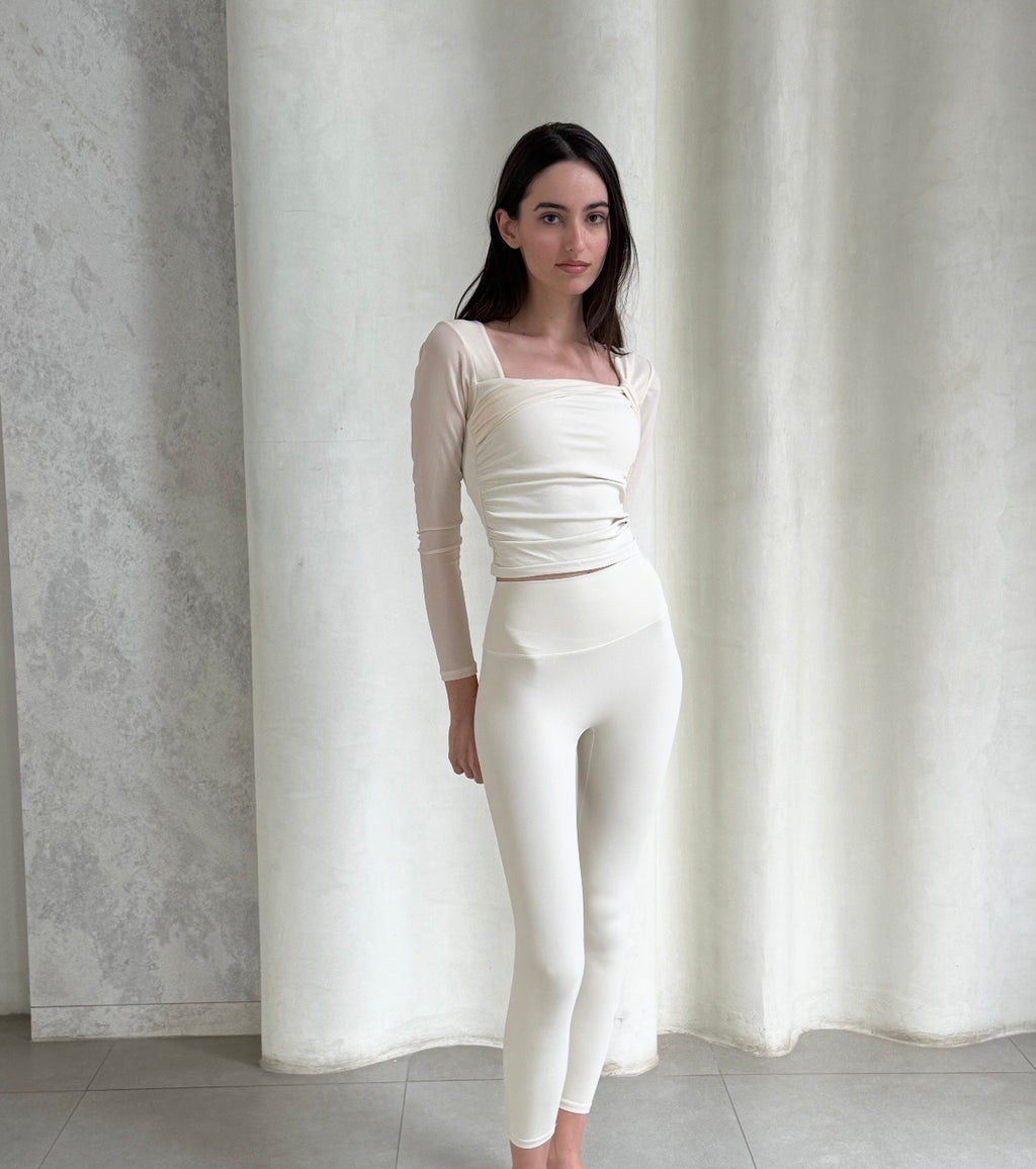 Cloud White long sleeve top