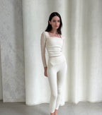 Cloud White long sleeve top