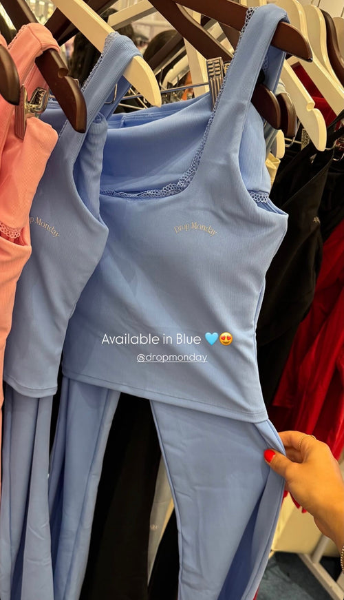 Azure Lace Trim Set