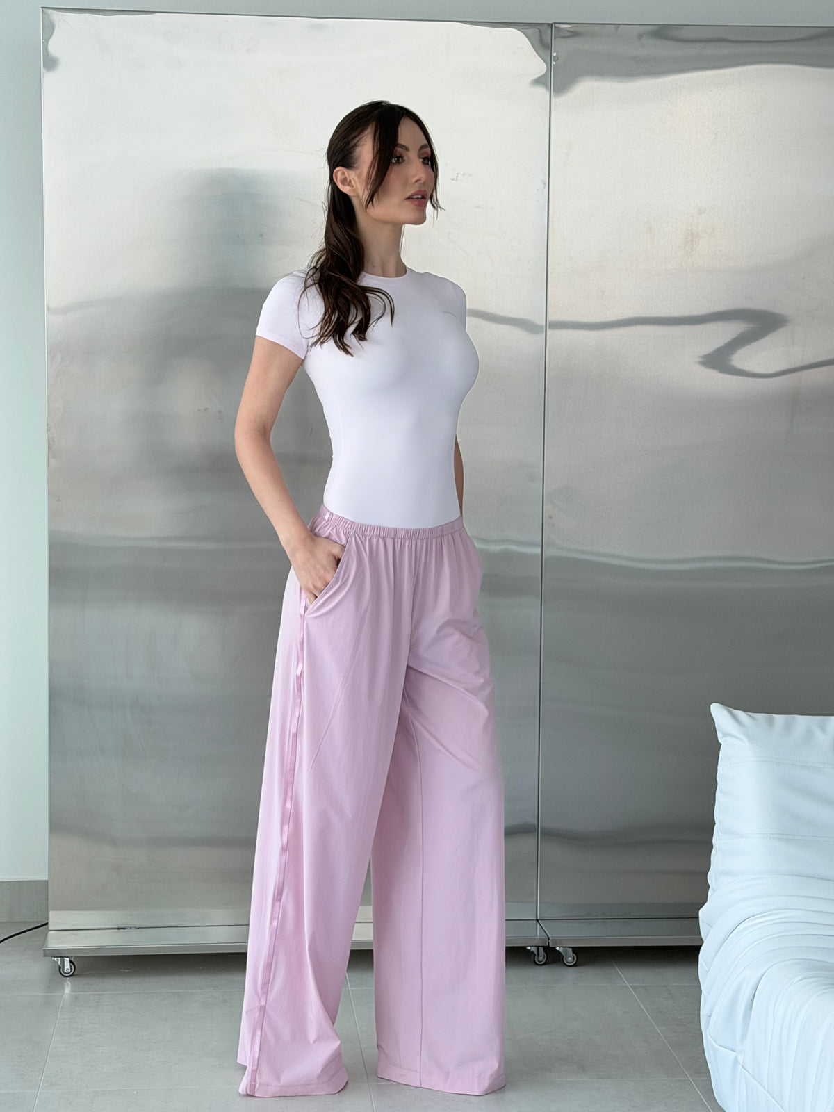 Relaxed Pants - Rose
