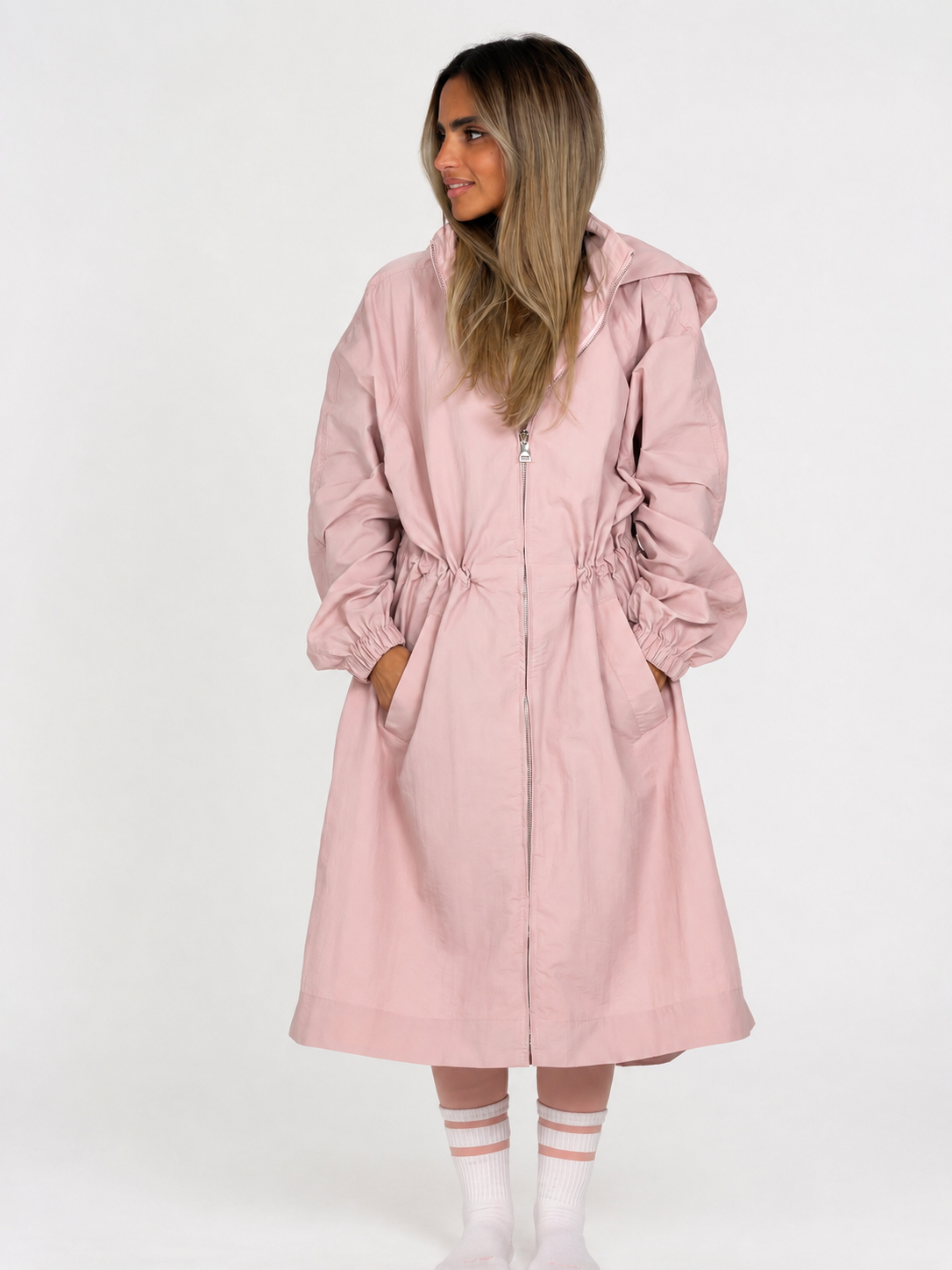 Long windbreaker Pink