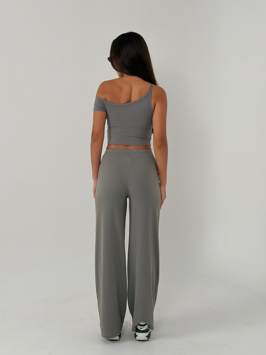 Muse Off Shoulder set Gray