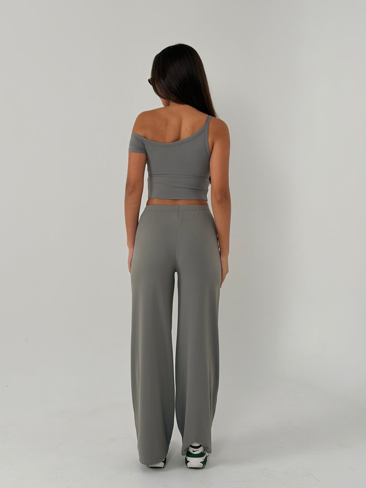 Muse Off Shoulder set Gray