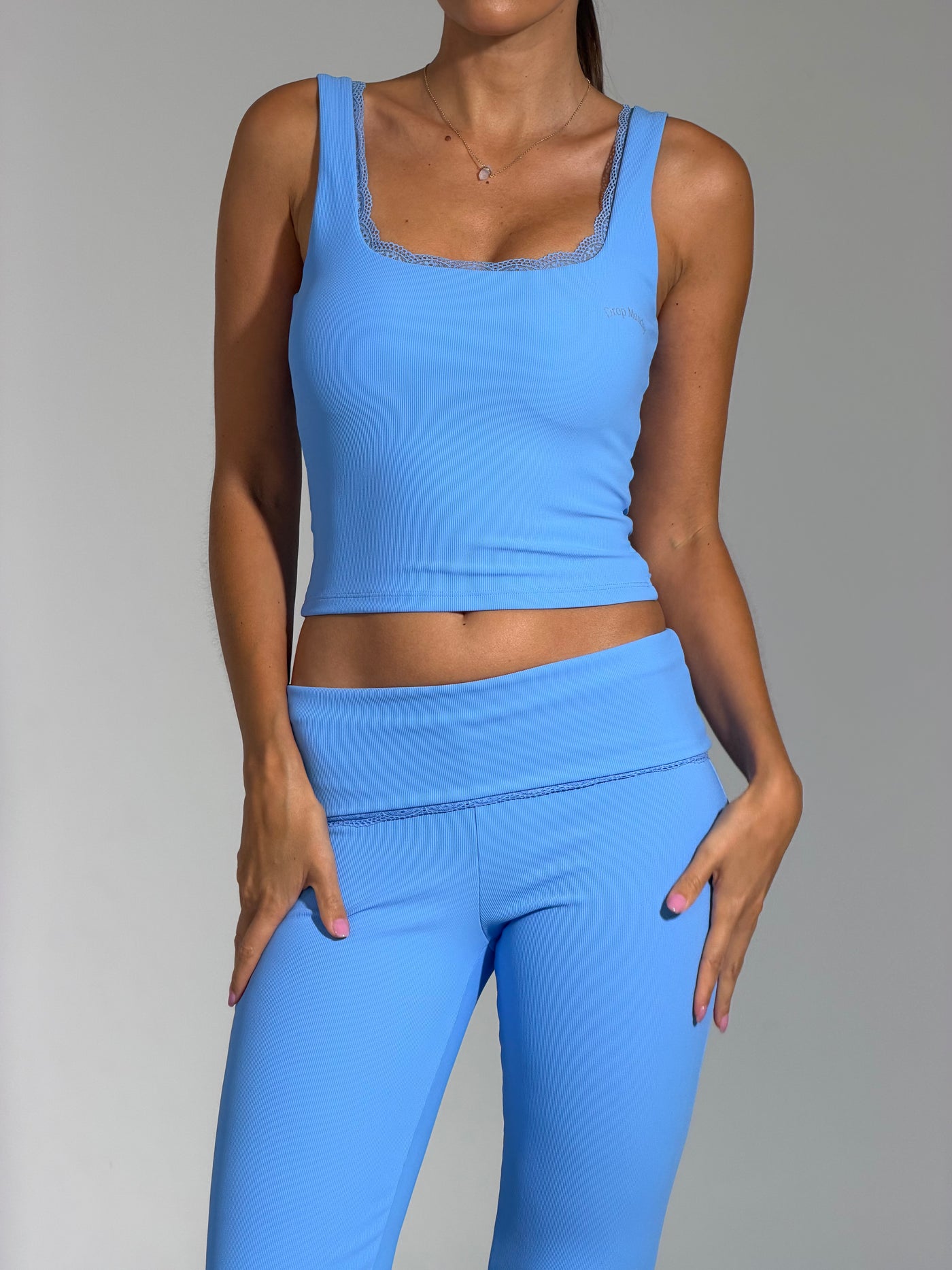 Azure Lace Trim Set