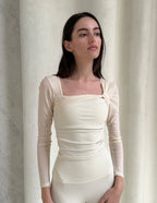 Cloud White long sleeve top