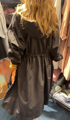Long windbreaker Black