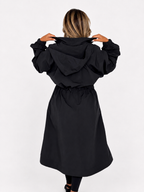 Long windbreaker Black