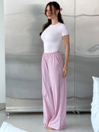 Relaxed Pants - Rose