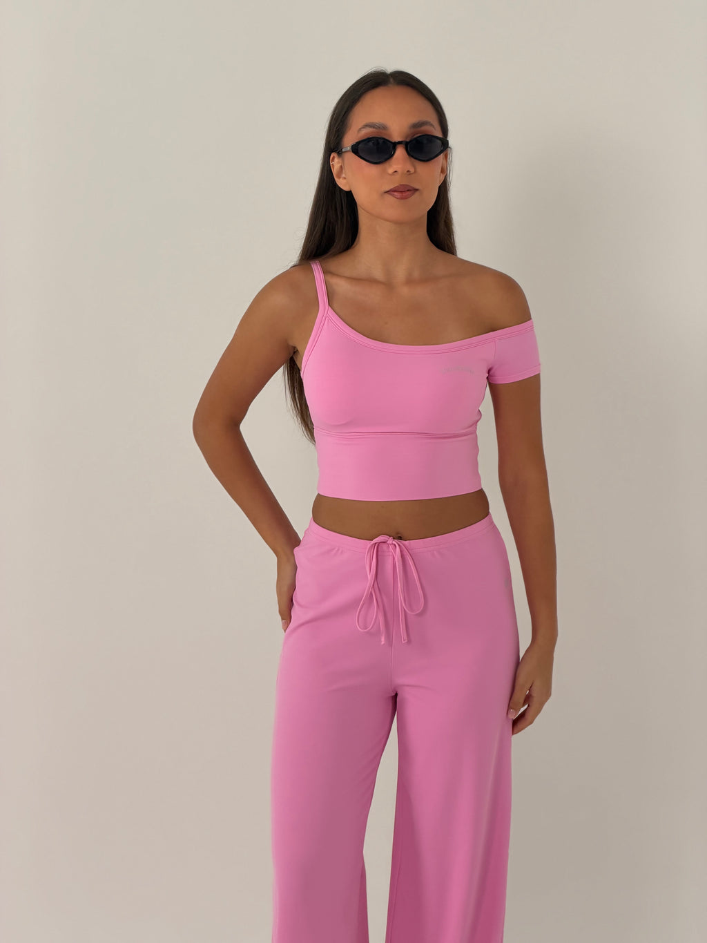 Muse Off Shoulder Pink