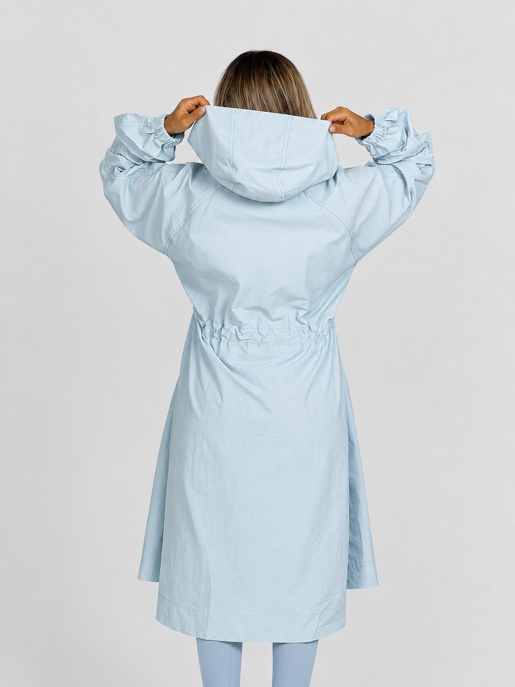 Long windbreaker Blue