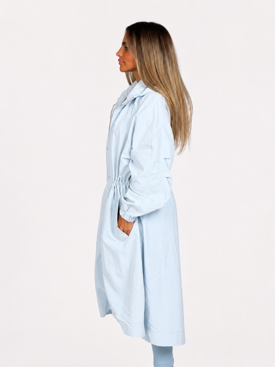 Long windbreaker Blue