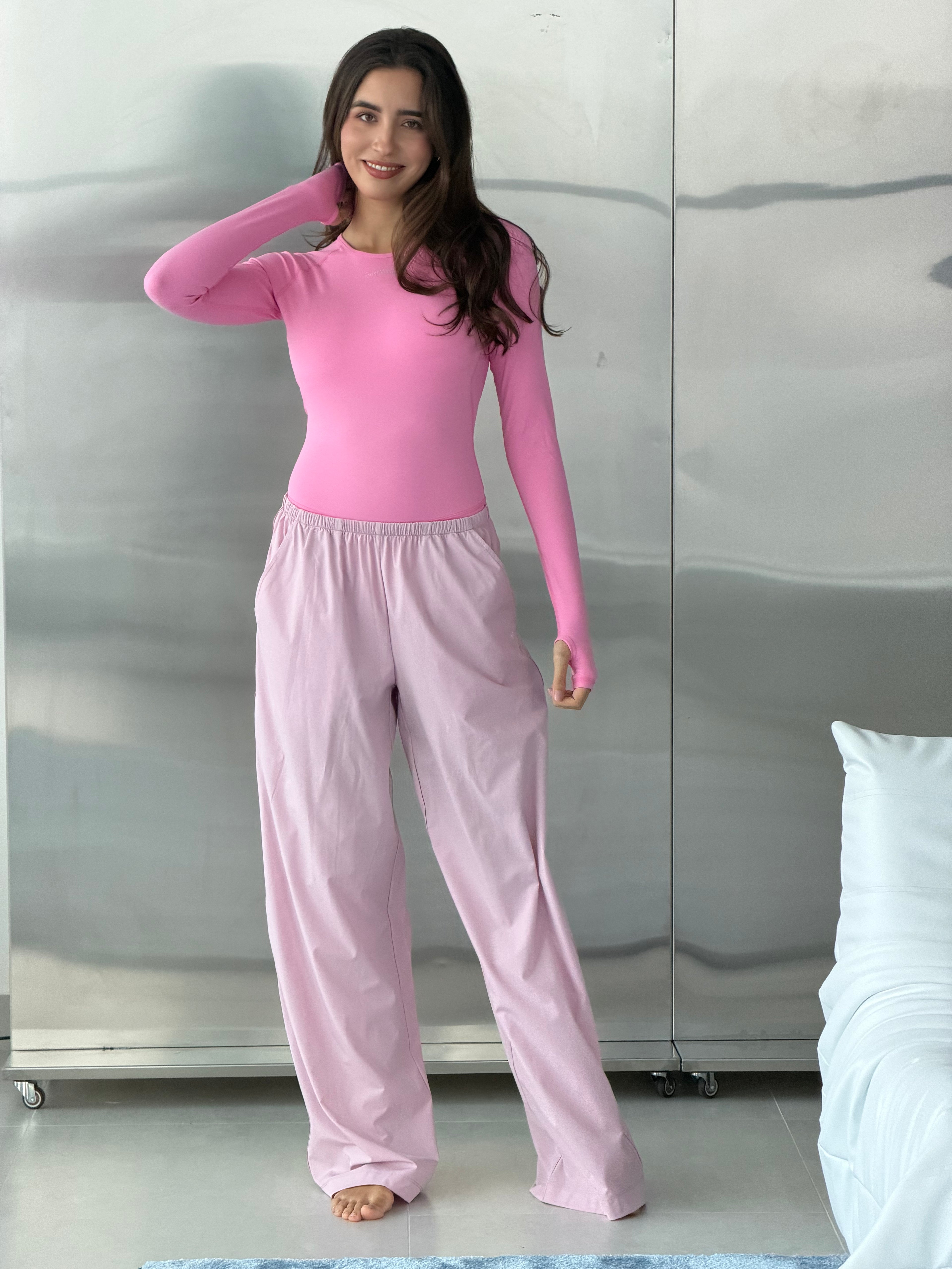 Relaxed Pants - Rose