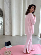 Pastal Pink Wrap Top