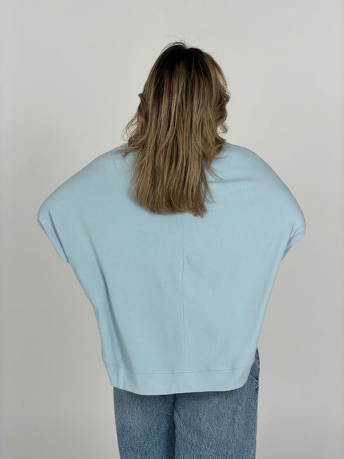 Baby blue cover up